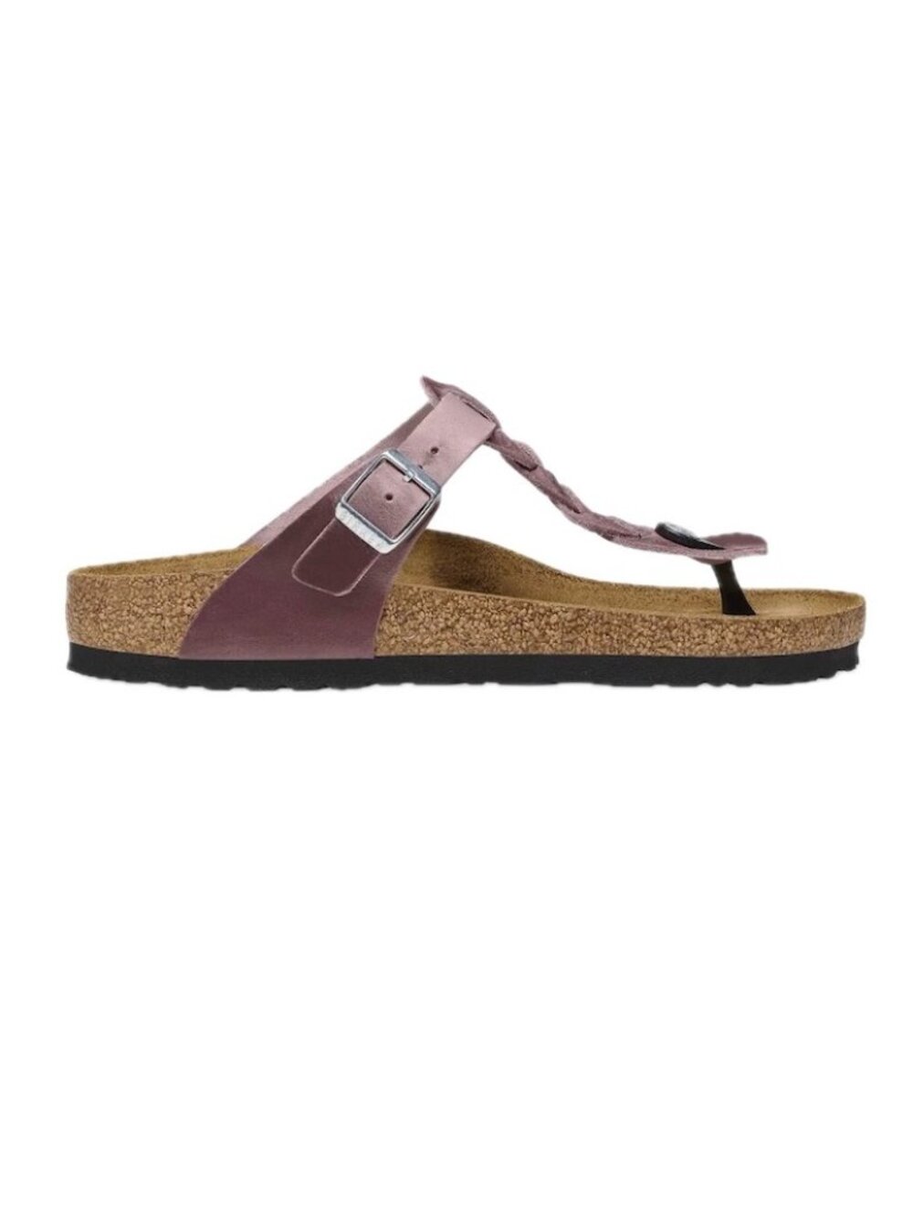 Birkenstock Gizeh Braided Oiled Leather Sandals in Lavender Size 38 NEW - Picture 8 of 10